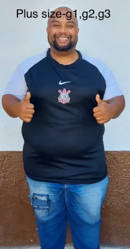 Camisa Corinthians Plus size