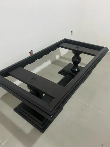 Mesa de centro madeira maciça década de 70