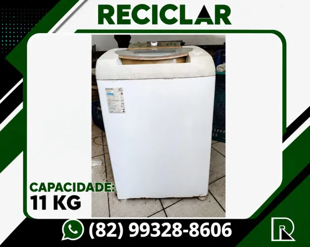 MÁQUINA DE LAVAR BRASTEMP, 11 KG, COM DEFEITO.