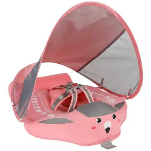 Boia Rosa Mambobaby Classic Com Cauda e Proteção FPU 50+ (3 meses a 3 anos)
