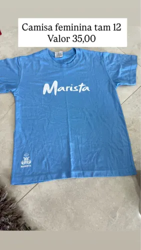 Uniforme escolar ciman e marista tam 12