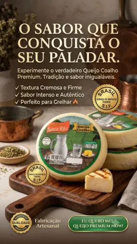 QUEIJO COALHO ARTESANAL NAO DERRETE