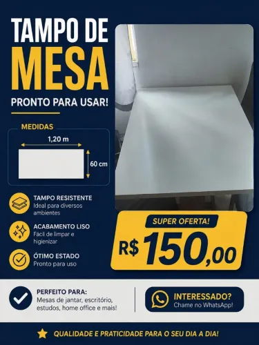 Tampo de mesa