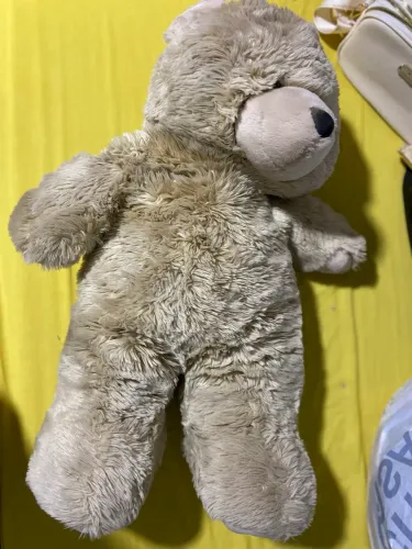 Urso de Pelúcia Grande Bege/Creme
