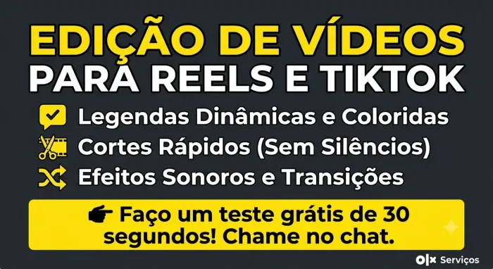 Edição de vídeo - Reels e TikToks profissionais