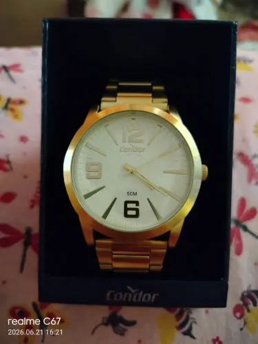 Relógio Condor Dourado