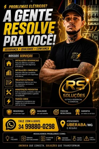 eletricista residencial e comercial
