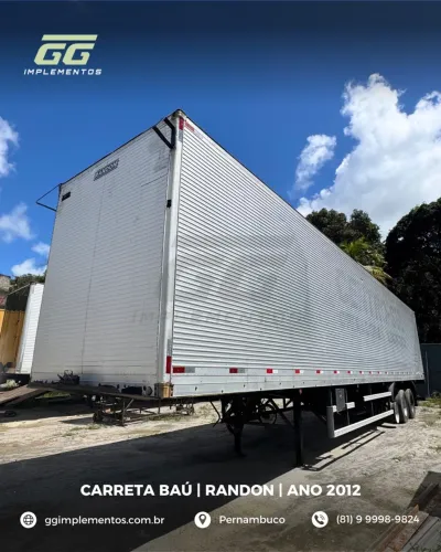 Carreta baú l Randon l 30 paletes