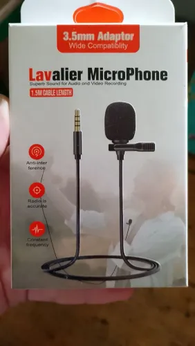 Microfone de lapela