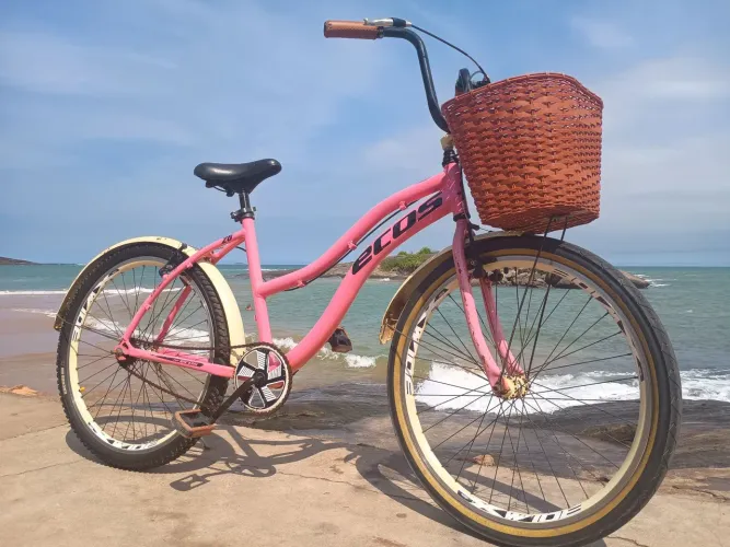 Bicicleta quadro alumínio aro 26. 3x no cartão