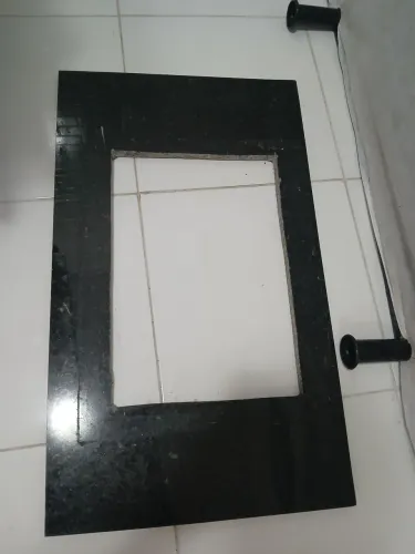 Base pra fogão cooktop 4 bocas de mármore 