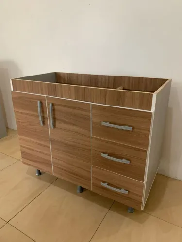 Balcão pia novo montado 