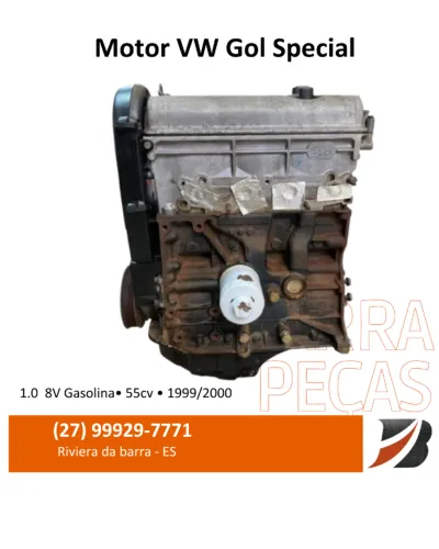 Motor Parcial Volkswagen 1999 a 2005 Gol Special 1.0 8v 55cv