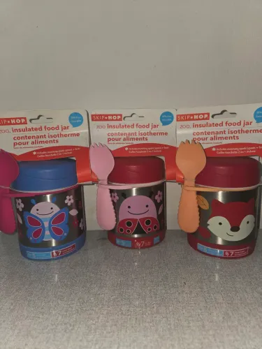 Pote térmico Skip Hop infantil 90 reais cada