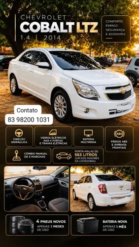 Chevrolet Cobalt LTZ 1.4 8V Flexpower/econoflex 4P 2014