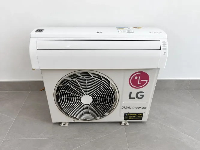 Ar condicionado Split LG inverte 9000 BTUs funcionando perfeitamente