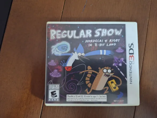 Regular Show Mordecai & Rigby in 8-bit land 3DS