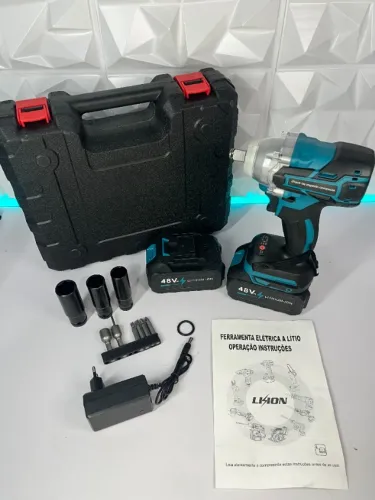Chave de Impacto 48v 2 baterias 10 células