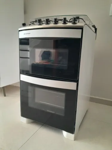 Fogão Brastemp 4 bocas com 2 fornos