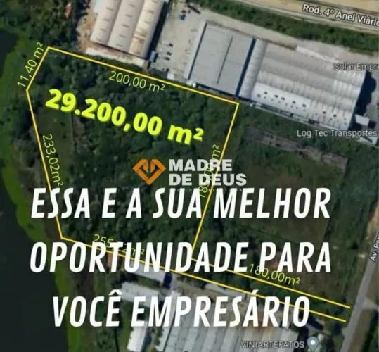 TERRENO INDUSTRIAL DE GRANDE PORTE | 29.200 m² | LOCALIZAÇÃO ESTRATÉGICA PARA GALPÕES E IN