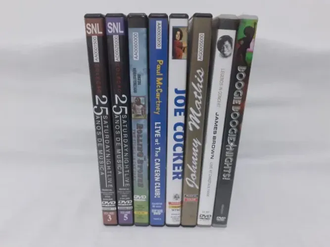 DVD´s Rolling Stones, Paul McCartney e outros