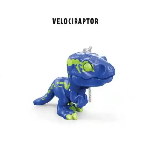 Kinder Joy Velociraptor Azul