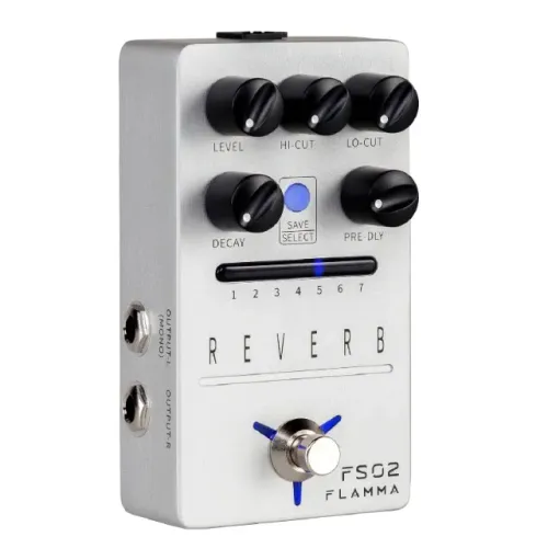 Pedal Flamma FS02 7 tipos de reverb Novo