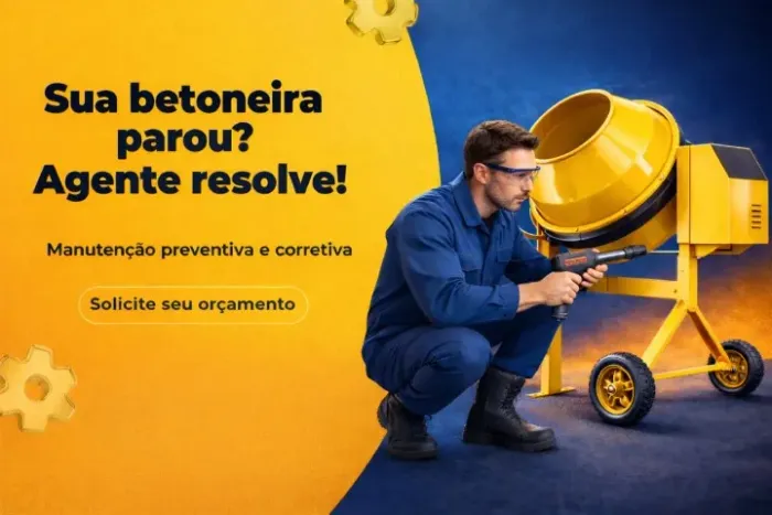 manutenção betoneira