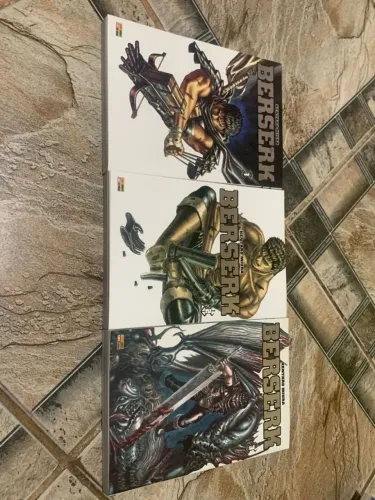 Manga Berserk vol 1, 2 e 3