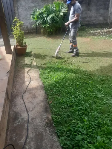 Faço cortes de grama,poda de plantas, limpeza de jardim em geral