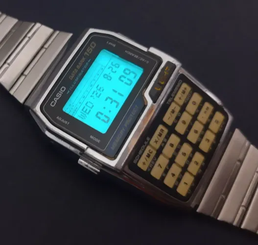 Relógio Casio antigo DATABANK RELIQUIA TODO ORIGINAL FUNCIONANDO