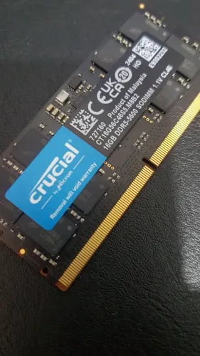Memoria Ddr5 16gb 5600mhz Cl46 Crucial Ct16g56c46s5 Sodimm (Usada)
