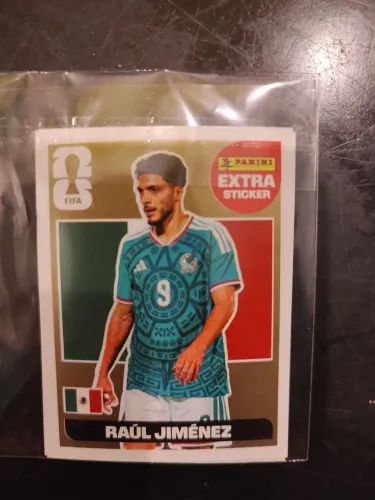 Figurinha dourada da Copa do Mundo 2026 de Raúl Jiménez