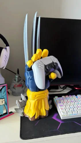Suporte para controle PS5 e Xbox - Garra do Wolverine