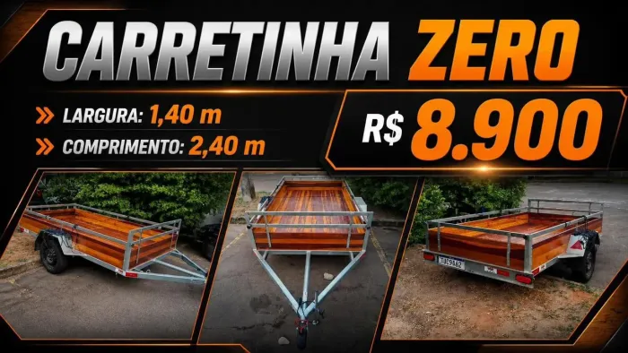 CARRETINHA ZERO KM