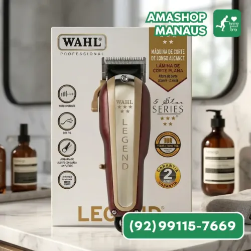 Maquina De Cortar Cabelo Wahl Legend Profissional Na Caixa