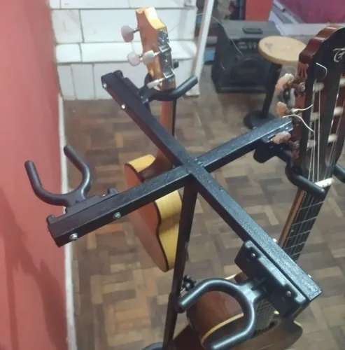 Suporte Violão 4 entradas Baixo Cavaco guitarra