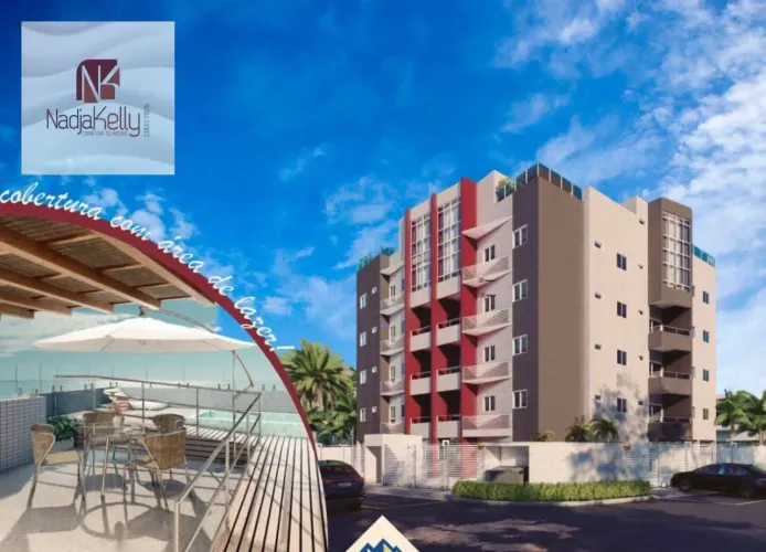 Apartamento com 2 dormitórios à venda, 61 m² por R$ 520.284,00 - Ponta de Matos - Cabedelo
