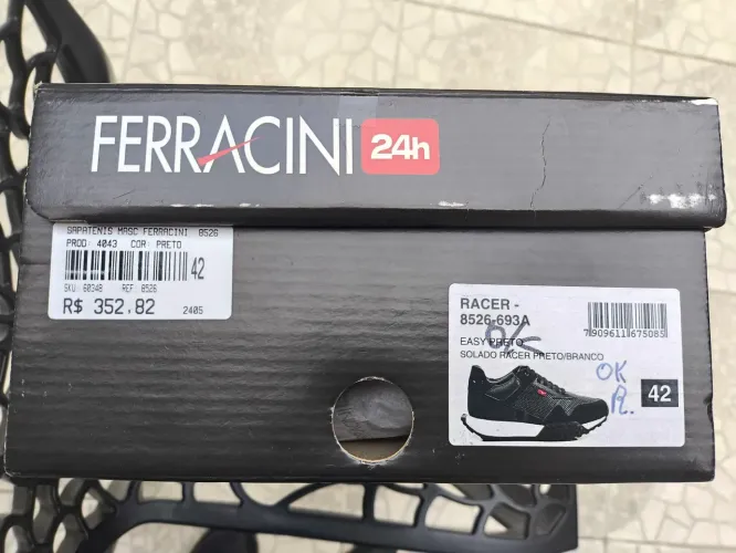Tênis Ferracini Racer tamanho 42
