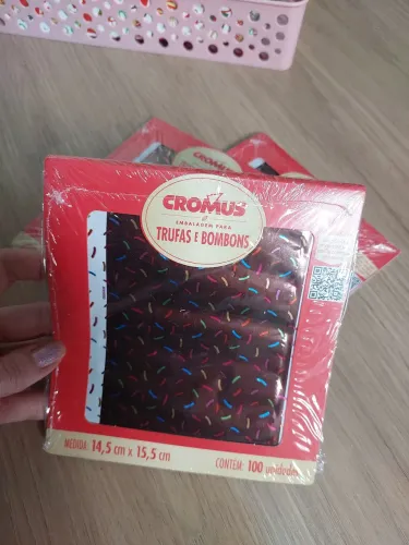 Embalagem para Trufas e Bombons 100 unidades (14,5 cm)