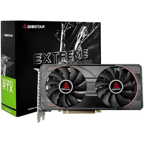 Placa de Vídeo Biostar Extreme Gaming GeForce RTX3060TI 8GB GDDR6 PCI-Express- Lacrada!