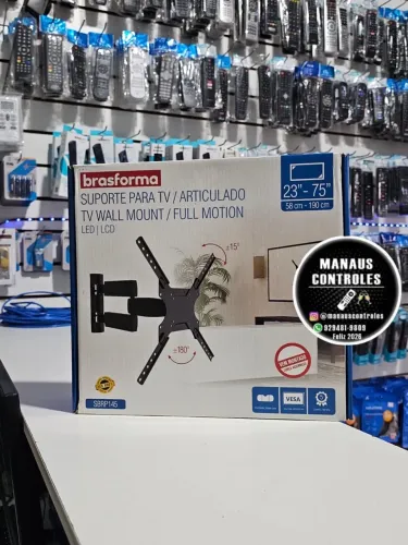 Suporte para TV articulado até 75 polegadas
