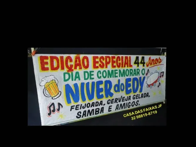 Pintura de Faixas para Aniversários