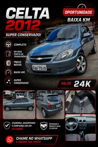 Chevrolet Celta Spirit/ LT 1.0 MPFI 8V Flexp. 5P 2012