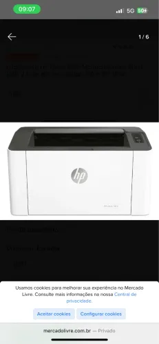 Impressora laser hp
