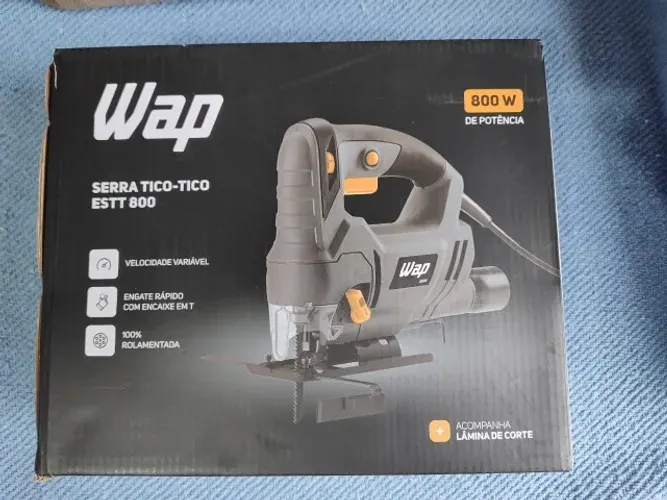 Serra Tico Tico WAP ESTT 800 com Botão de Trava e 6 Níveis 800W Lacrada