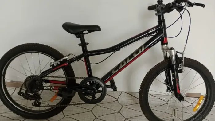Bike Bicicleta Caloi Wild XS Aro 20  Quadro em alumínio 7 velocidades Shimano