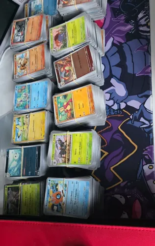 Lote bulk com mais de 3mil cartas pokemon tcg