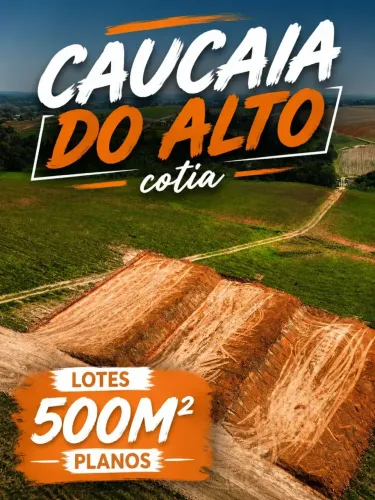 Lotes à venda 500m² em Caucaia do Alto -Cotia SP!