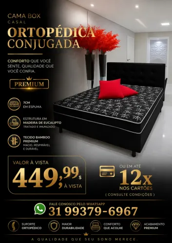 Cama box casal Conjugada / pronta entrega 
